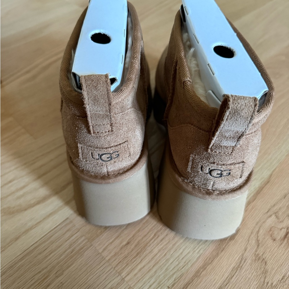 UGG Tan Winter Boots with Suede Finish